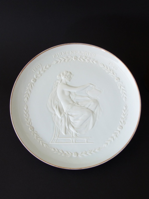 Talíř ke 125. výročí porcelánky Březová