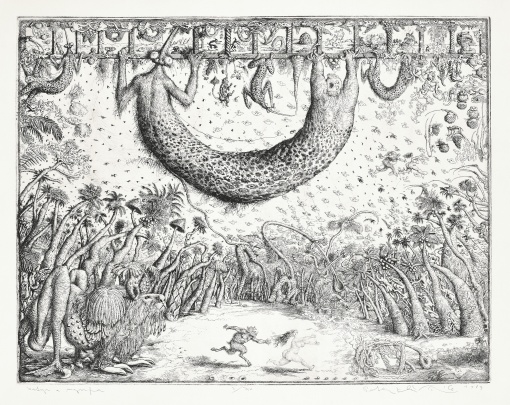Satyr a Nymfa