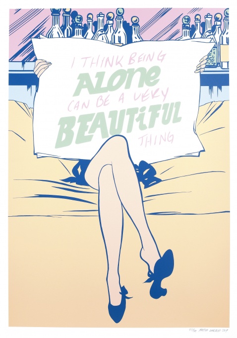I think being alone can be a very beautiful thing
