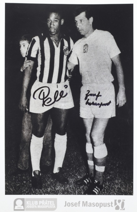 Masopust a Pelé, autogramy