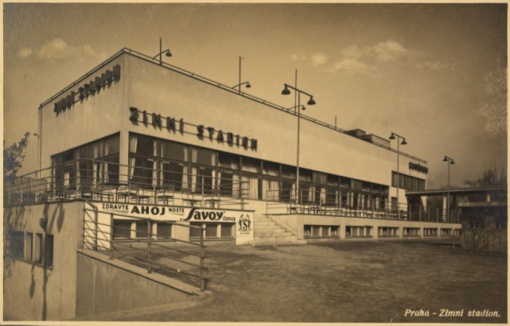 Pohlednice  -  Praha, Zimní stadion Štvanice