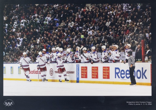Velkoformátová fotografie, NHL Prague Premiere, 2008, NY Rangers