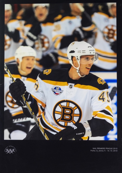 Velkoformátová fotografie, NHL Prague Premiere, 2010, Boston Bruins, D. Krejčí