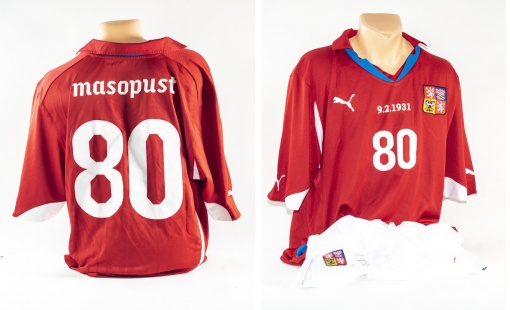 Dres reprezentace ČR ve fotbale, jubileum Josef Masopust 80 let