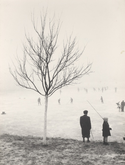 On a frozen lake