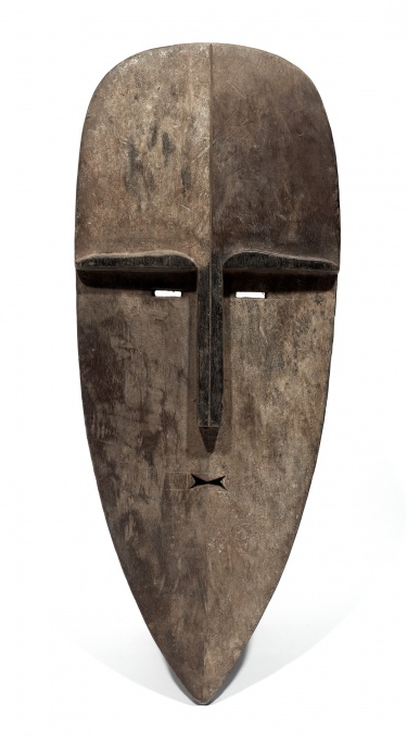 Rituální maska, List, Adouma, Gabon