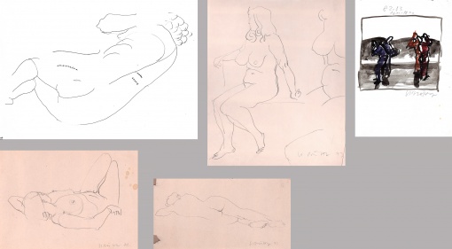 Studie postav, 5 ks