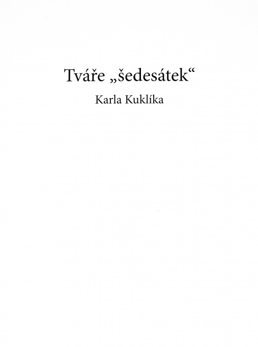Tváře šedesátek, 25 ks