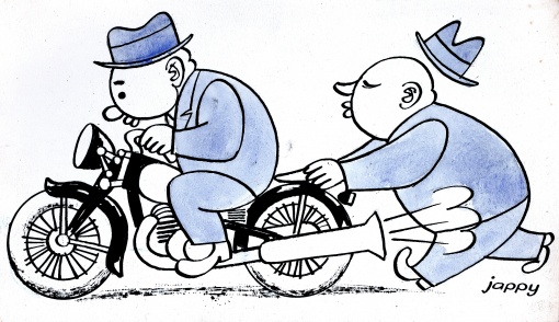Roztlačování motocyklu