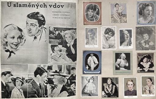 Album A4, vystřihované a lapené portréty, 45 str.