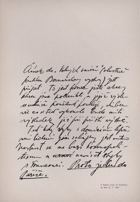 Prosba, monografická studie