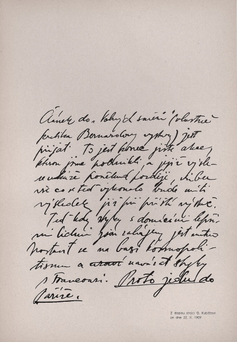 Prosba, monografická studie