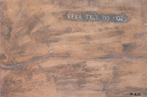 Řeka teče do moře