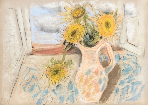 Zátiší se slunečnicemi