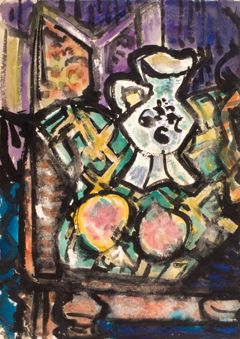 Zátiší se džbánem