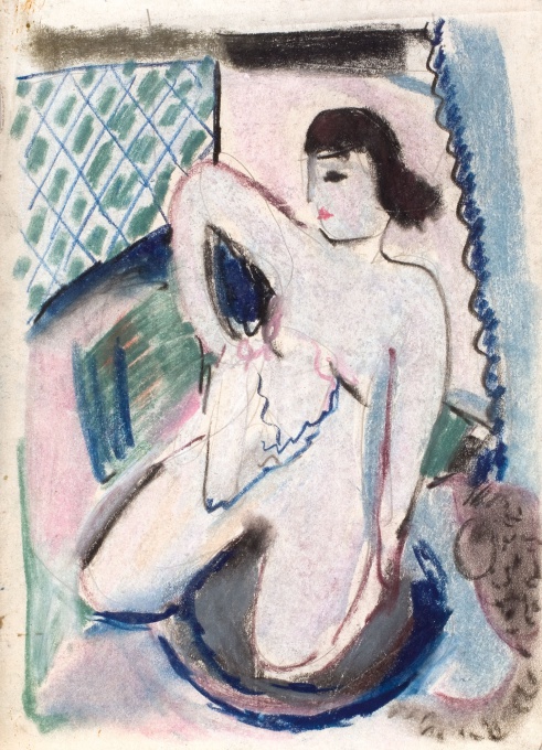 Žena v modrém pokoji