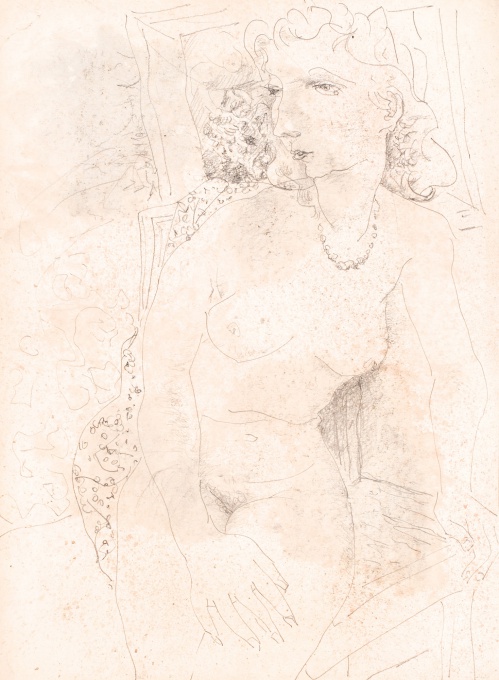 Akt s náhrdelníkem