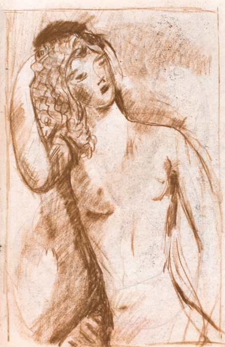 Žena s kudrnatými vlasy