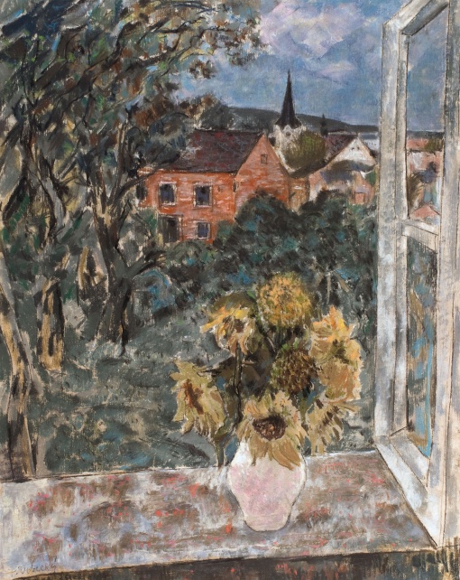 Slunečnice ve džbánu