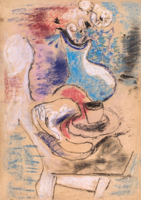 Zátiší se džbánem