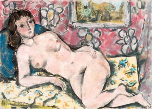 Akt v růžovém pokoji