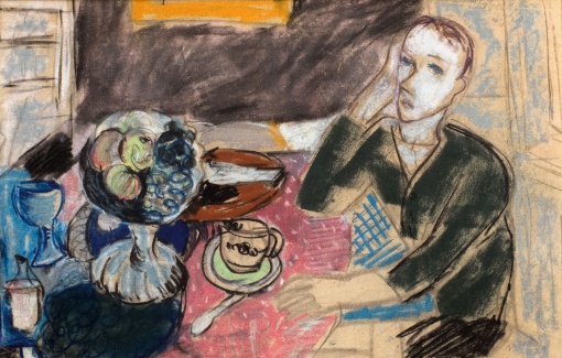 Vlastní podobizna u stolu