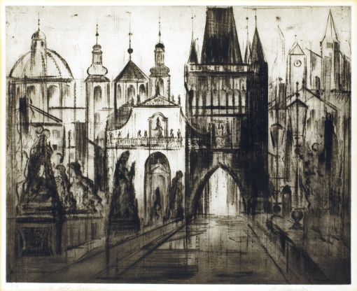 Pražský motiv - Karlův most
