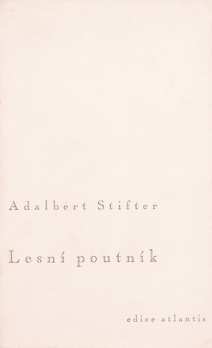 Lesní poutník, Adalbert Stifter