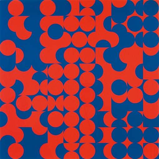 Červeno - modrá struktura