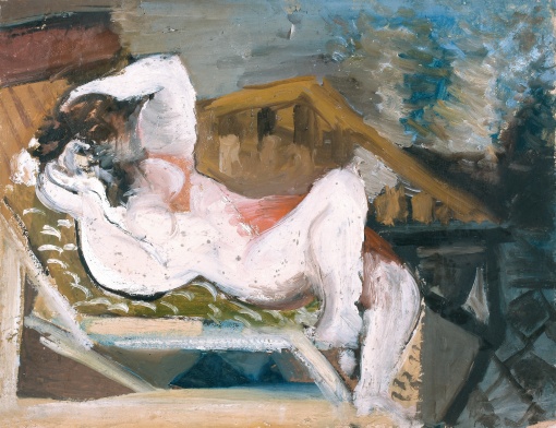 Dívka; Ležící akt