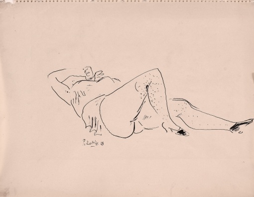 Na zádech ležící