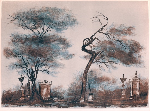 Opuštěný hřbitov