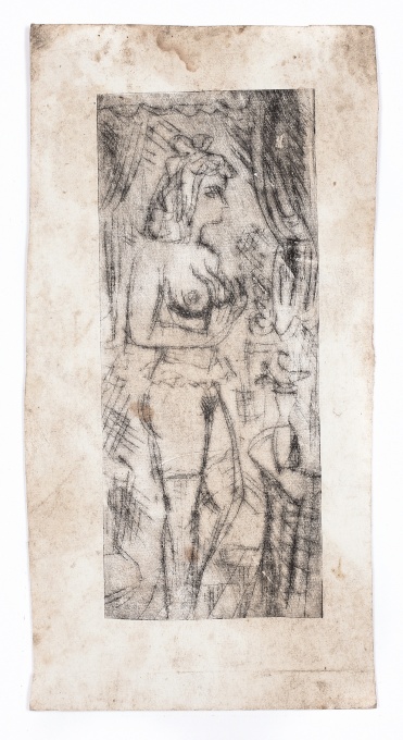 Dívka před zrcadlem