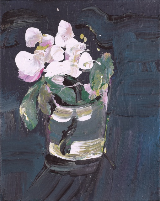 Kvetoucí jabloňová větvička