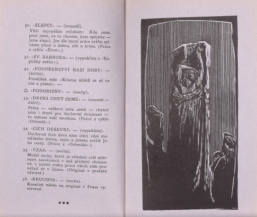 Seznam prací z výstavy Fr. Bílka, 3 ks