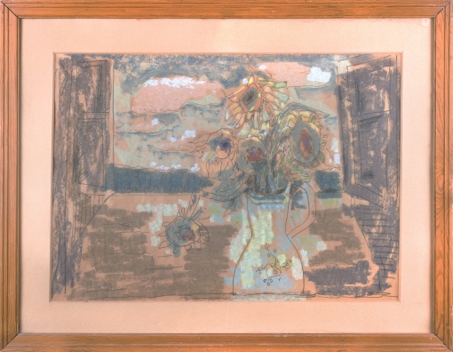 Slunečnice ve váze