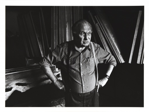 Karel Valter v ateliéru