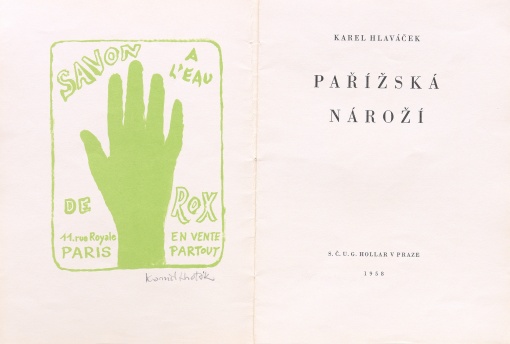Pařížská nároží, 9 ks