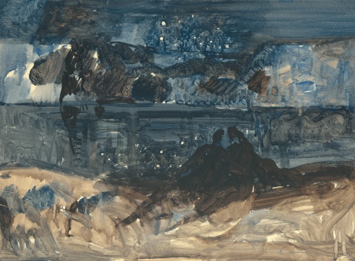 U Máchova jezera, milenci