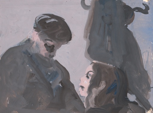 Maminka s dcerou, z volného cyklu Sousedé