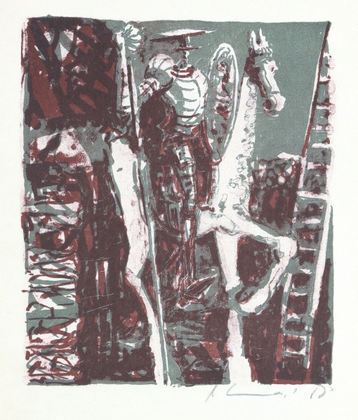 Don Quijote a Rocinante