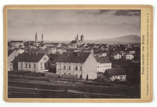 Total Ansicht von Zittau