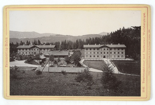 Toursitenhäuser und Restaurant, Wolfsbergkogel, Semmering Bahn