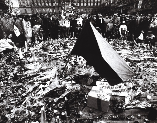 Václavské náměstí – listopad 89
