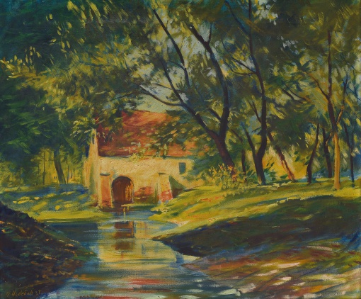 V zahradě