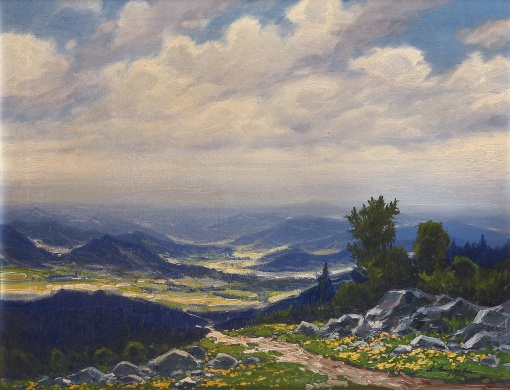 Soumrak nad krajinou