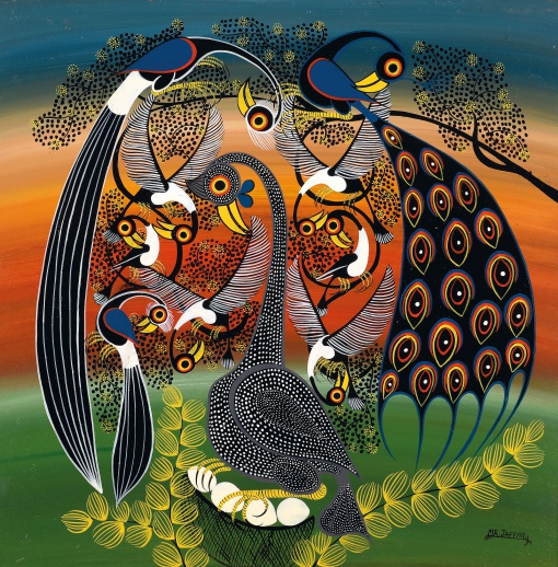 Perlička na hnízdě