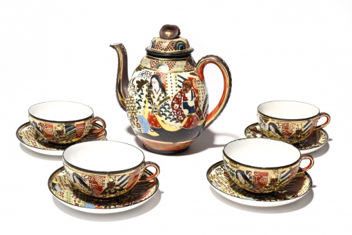 Čajová souprava, 5 ks