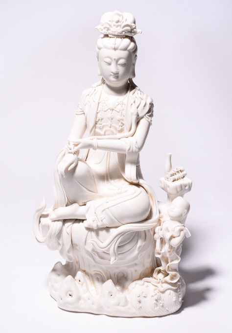 Kuan – Jin s dítětem