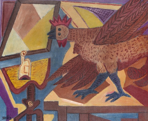 Kohout před zrcadlem